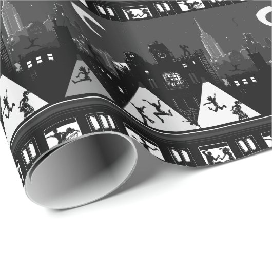 New York Boogie Nights Cadeaupapier (Rol Hoek)