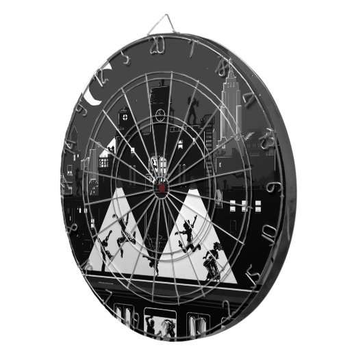 New York Boogie Nights Dartbord (Voorkant Rechts)