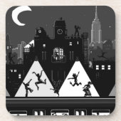 New York Boogie Nights Drankjes Onderzetter (Voorkant)