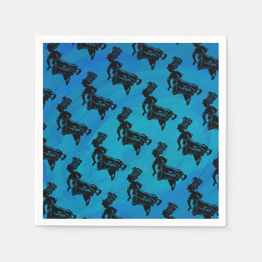 New York Boogie Nights Drum Blue Servet (Voorkant)