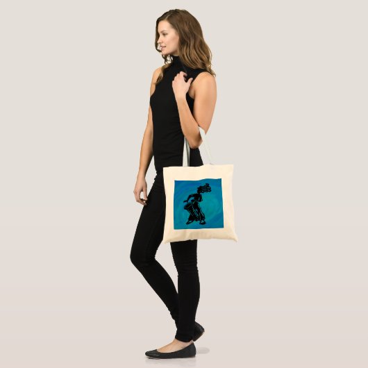 New York Boogie Nights Drum Blue Tote Bag (Voorkant (model))