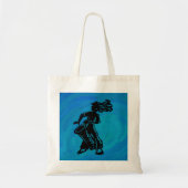 New York Boogie Nights Drum Blue Tote Bag (Voorkant)