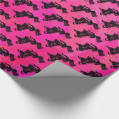 New York Boogie Nights Drum Hot Pink Cadeaupapier (Hoek)