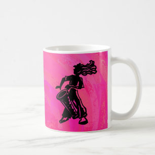 New York Boogie Nights Drum Hot Pink Koffiemok