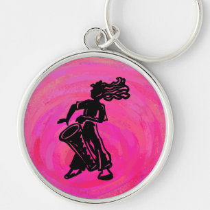 New York Boogie Nights Drum Hot Pink Sleutelhanger