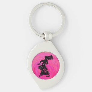 New York Boogie Nights Drum Hot Pink Sleutelhanger
