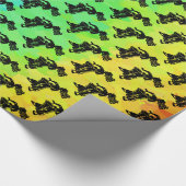 New York Boogie Nights Drum Rainbow Cadeaupapier (Hoek)