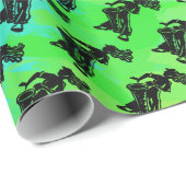 New York Boogie Nights Drum Rainbow Cadeaupapier (Rol Hoek)