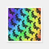 New York Boogie Nights Drum Rainbow Servetten (Voorkant)