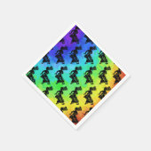 New York Boogie Nights Drum Rainbow Servetten (Hoek)