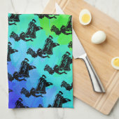 New York Boogie Nights Drum Rainbow Theedoek (Quarter Fold)