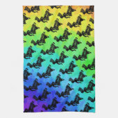 New York Boogie Nights Drum Regenboog Theedoek (Verticaal)