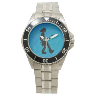 New York Boogie Nights Guitar Blue Horloge
