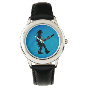 New York Boogie Nights Guitar Blue Horloge