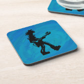 New York Boogie Nights Guitar Blue Onderzetter (Linkerzijde)