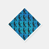 New York Boogie Nights Guitar Blue Servetten (Hoek)