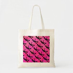 New York Boogie Nights Guitar Hot Pink Tote Bag