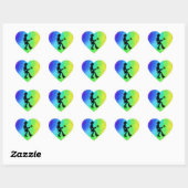 New York Boogie Nights Guitar Rainbow Hart Sticker (Vel)