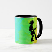 New York Boogie Nights Guitar Rainbow Mok (Voorkant rechts)