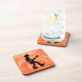 New York Boogie Nights Guitar Sinaasappel Drankjes Onderzetter (Rechterzijde)