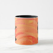 New York Boogie Nights Guitar Sinaasappel Mok (Midden)