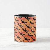 New York Boogie Nights Guitar Sinaasappel Mok (Midden)