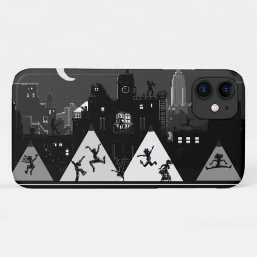 New York Boogie Nights Hoesje-Mate iPhone Case (Achterkant (horizontaal))