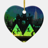 New York Boogie Nights Keramisch Ornament (Voorkant)