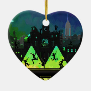 New York Boogie Nights Keramisch Ornament