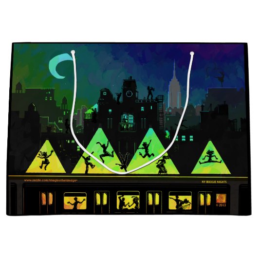 New York Boogie Nights Large Cadeautasje (Voorkant)