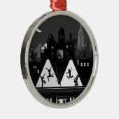 New York Boogie Nights Metalen Ornament (Rechts)