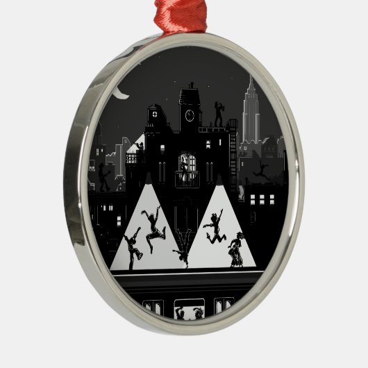 New York Boogie Nights Metalen Ornament (Rechts)