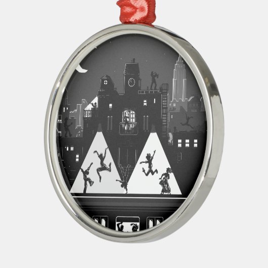 New York Boogie Nights Metalen Ornament (Links)