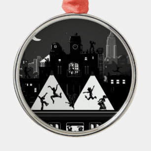 New York Boogie Nights Metalen Ornament
