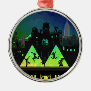 New York Boogie Nights Metalen Ornament