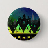 New York Boogie Nights Ronde Button 5,7 Cm (Voorkant)