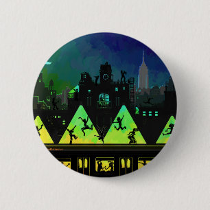 New York Boogie Nights Ronde Button 5,7 Cm