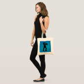 New York Boogie Nights Saxophone Blue Tote Bag (Voorkant (model))