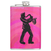 New York Boogie Nights Saxophone Hot Pink Heupfles (Voorkant)