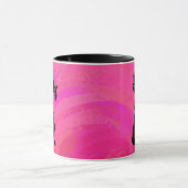 New York Boogie Nights Saxophone Hot Pink Mok (Midden)