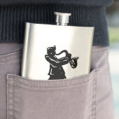 New York Boogie Nights Saxophone Rainbow Heupfles (Voorbeeld)