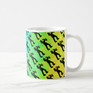 New York Boogie Nights Saxophone Rainbow Koffiemok