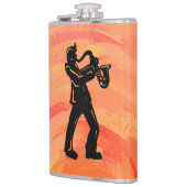 New York Boogie Nights Saxophone Sinaasappel Heupfles (Links)