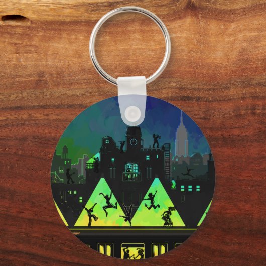 New York Boogie Nights Sleutelhanger (Voorkant)