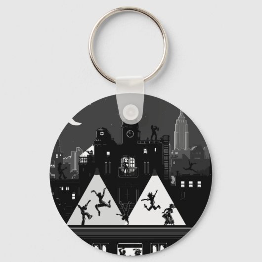 New York Boogie Nights Sleutelhanger (Voorkant)