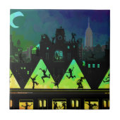 New York Boogie Nights Tegeltje (Voorkant)