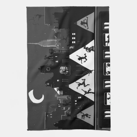 New York Boogie Nights Theedoek (Verticaal)