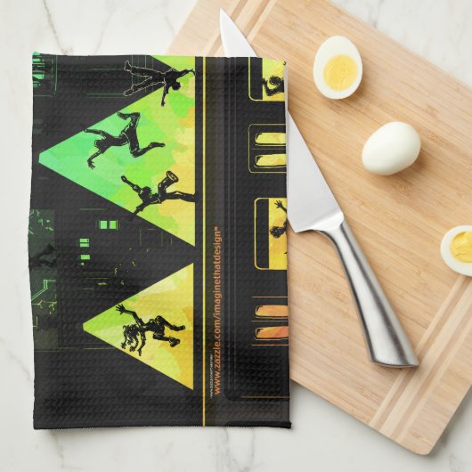 New York Boogie Nights Theedoek (Quarter Fold)