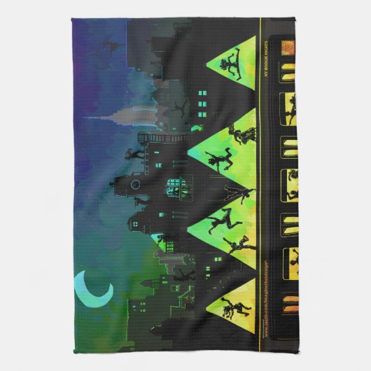New York Boogie Nights Theedoek (Verticaal)