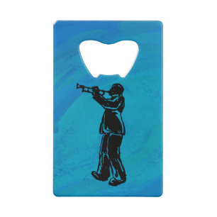 New York Boogie Nights Trumpet Blue Creditkaart Flessenopener